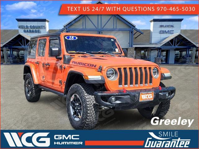 used 2018 Jeep Wrangler Unlimited car, priced at $32,999