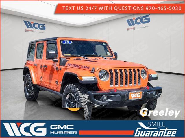 used 2018 Jeep Wrangler Unlimited car, priced at $32,499