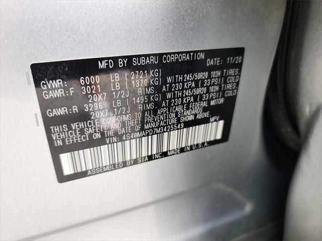 used 2021 Subaru Ascent car, priced at $24,599