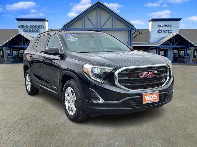 used 2018 GMC Terrain car, priced at $17,299