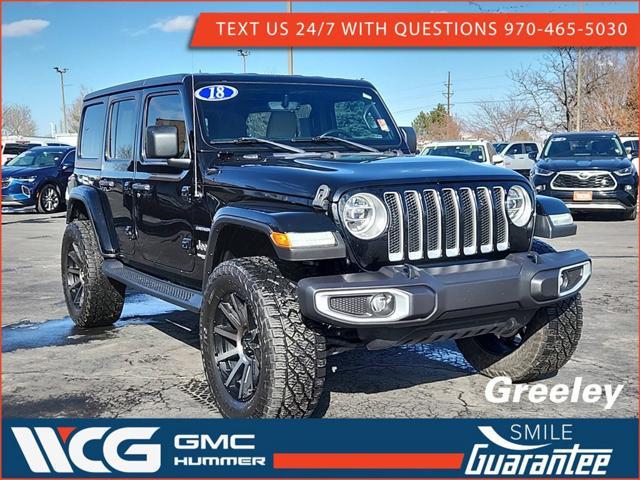 used 2018 Jeep Wrangler Unlimited car, priced at $24,499