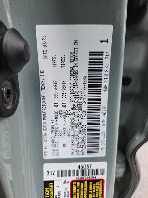used 2021 Toyota Tacoma car, priced at $33,799