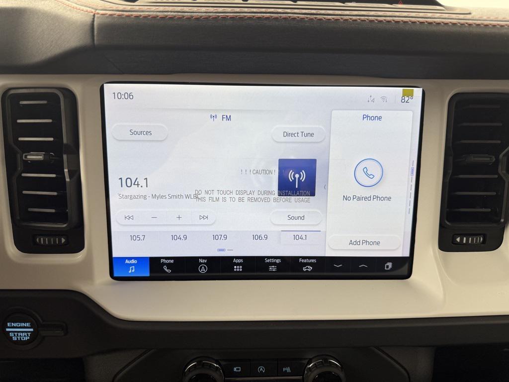 new 2025 Ford Bronco car, priced at $75,995