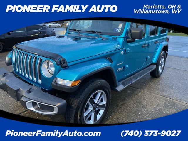 used 2020 Jeep Wrangler Unlimited car, priced at $33,085