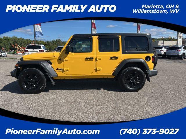 used 2021 Jeep Wrangler Unlimited car, priced at $33,313