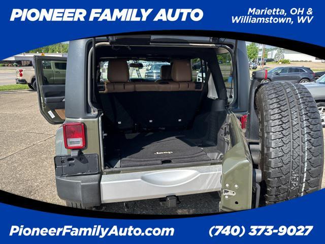 used 2015 Jeep Wrangler Unlimited car, priced at $20,523