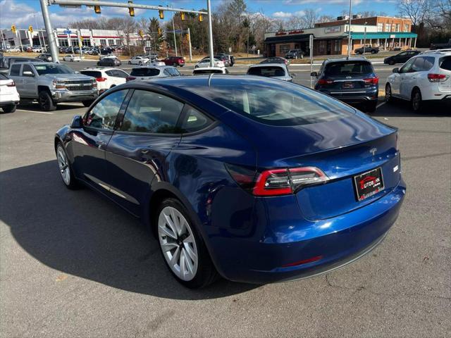 used 2022 Tesla Model 3 car, priced at $18,995