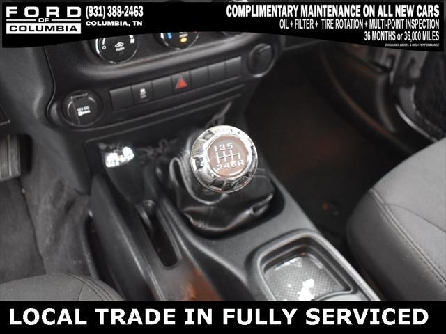 used 2016 Jeep Wrangler car, priced at $16,943