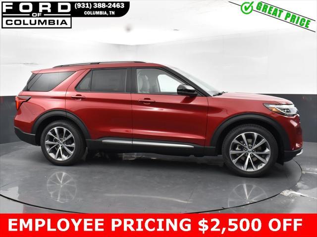 new 2025 Ford Explorer car, priced at $56,160