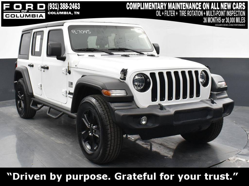 used 2020 Jeep Wrangler Unlimited car, priced at $25,475