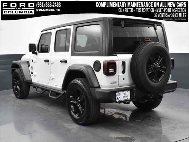 used 2020 Jeep Wrangler Unlimited car, priced at $25,475