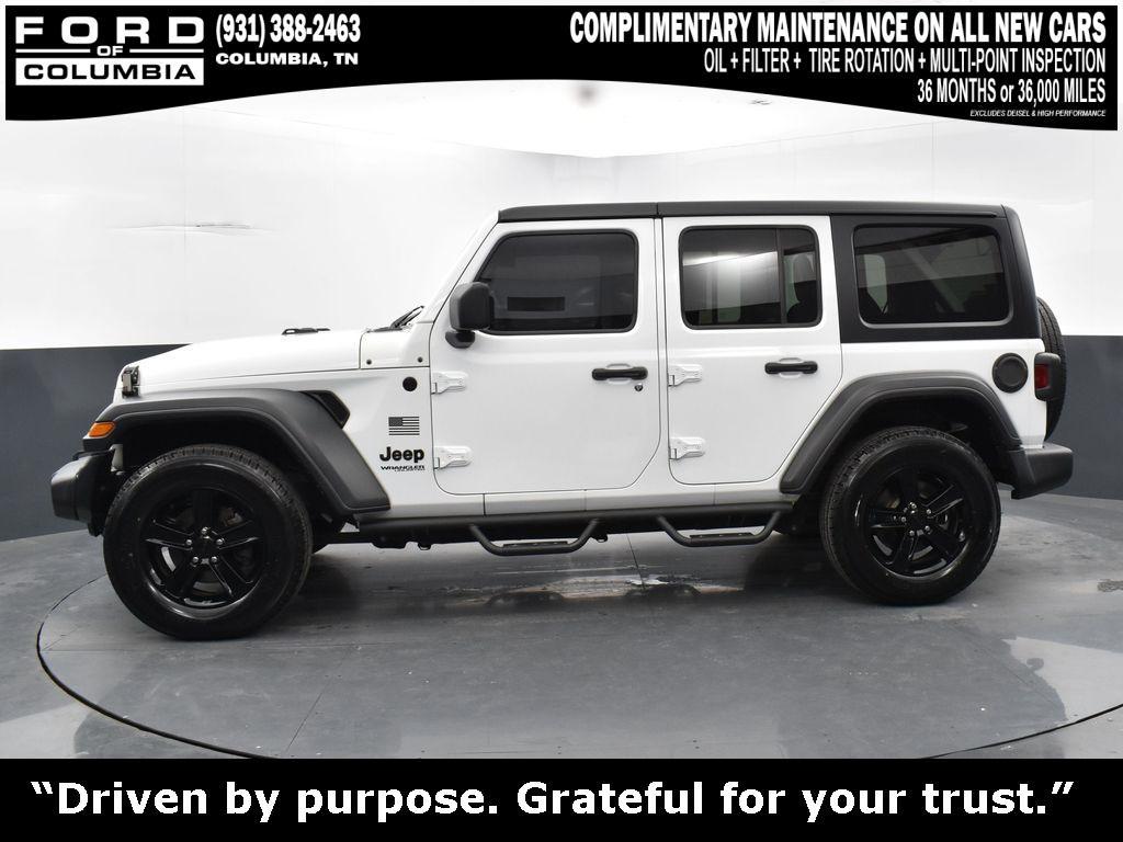 used 2020 Jeep Wrangler Unlimited car, priced at $24,582