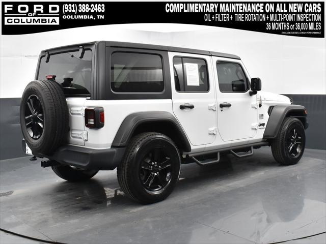 used 2020 Jeep Wrangler Unlimited car, priced at $25,475