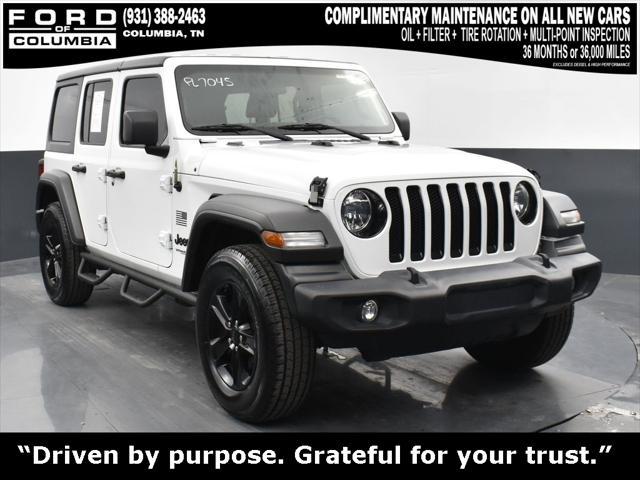 used 2020 Jeep Wrangler Unlimited car, priced at $25,475