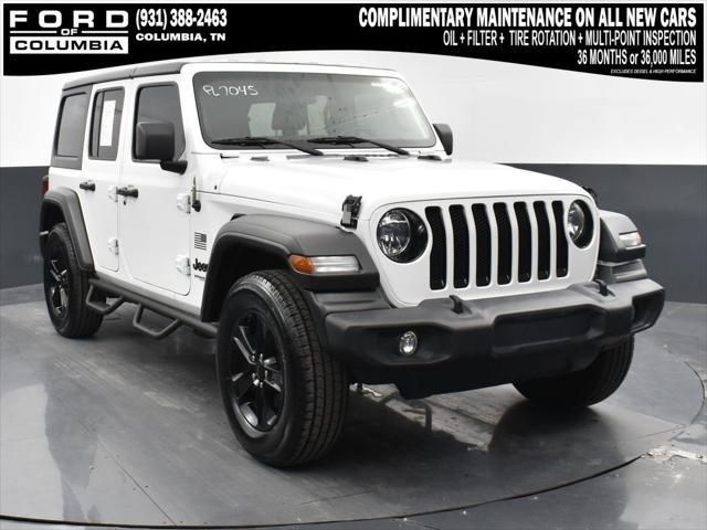 used 2020 Jeep Wrangler Unlimited car, priced at $25,475