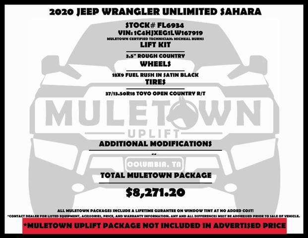 used 2020 Jeep Wrangler Unlimited car, priced at $32,041