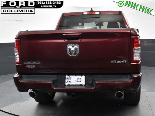 used 2019 Ram 1500 car, priced at $27,169