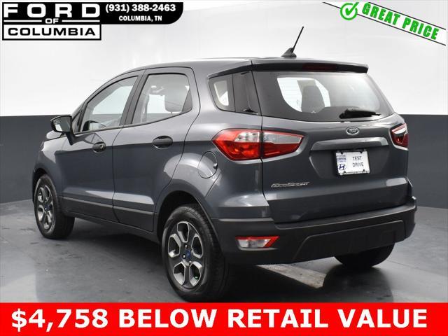 used 2021 Ford EcoSport car, priced at $11,946