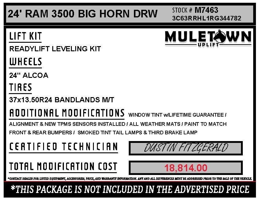 used 2024 Ram 3500 car, priced at $57,176