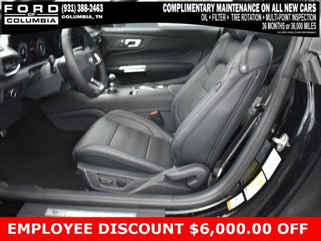 new 2025 Ford Mustang car, priced at $49,525