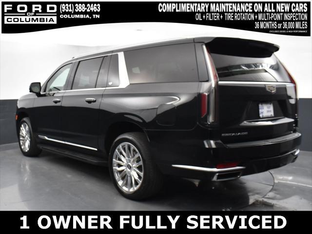 used 2023 Cadillac Escalade ESV car, priced at $68,387