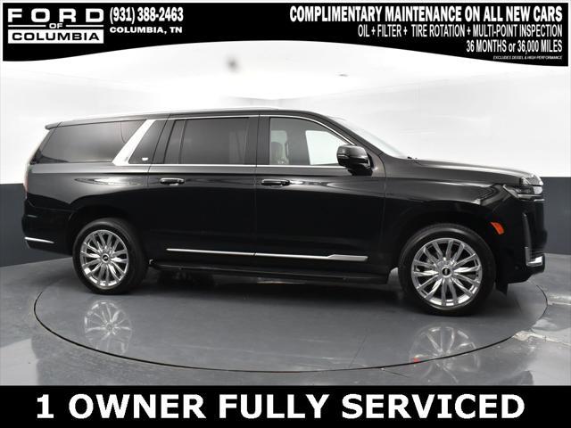 used 2023 Cadillac Escalade ESV car, priced at $68,387