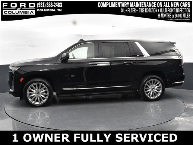 used 2023 Cadillac Escalade ESV car, priced at $68,387