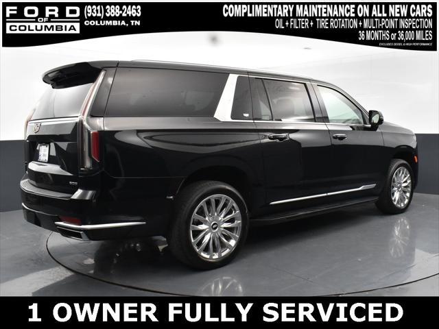 used 2023 Cadillac Escalade ESV car, priced at $68,387