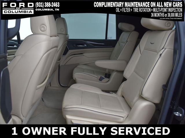 used 2023 Cadillac Escalade ESV car, priced at $68,387