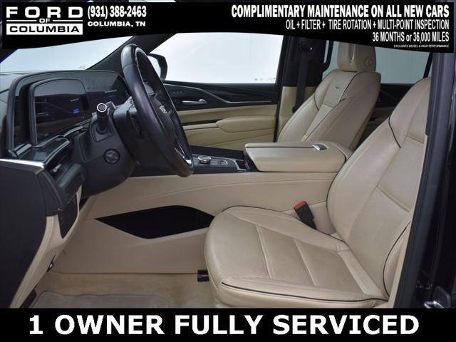 used 2023 Cadillac Escalade ESV car, priced at $68,387