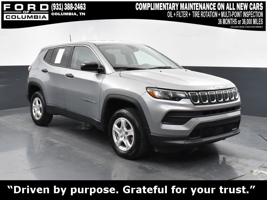 used 2022 Jeep Compass car, priced at $19,948