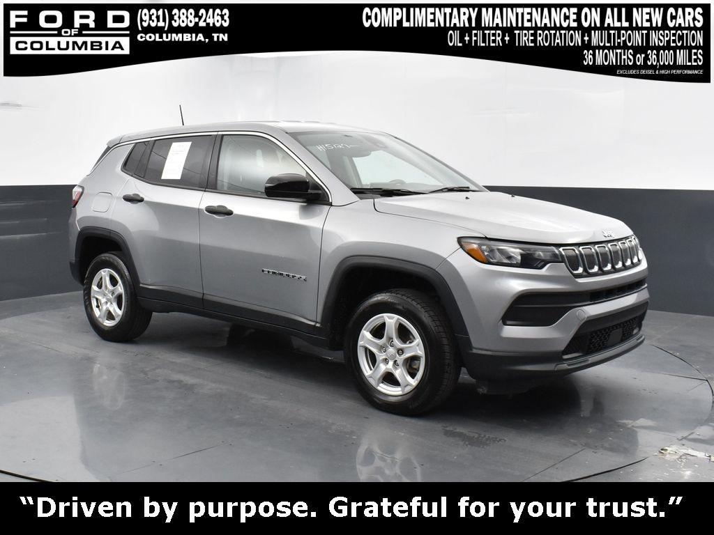 used 2022 Jeep Compass car, priced at $19,948