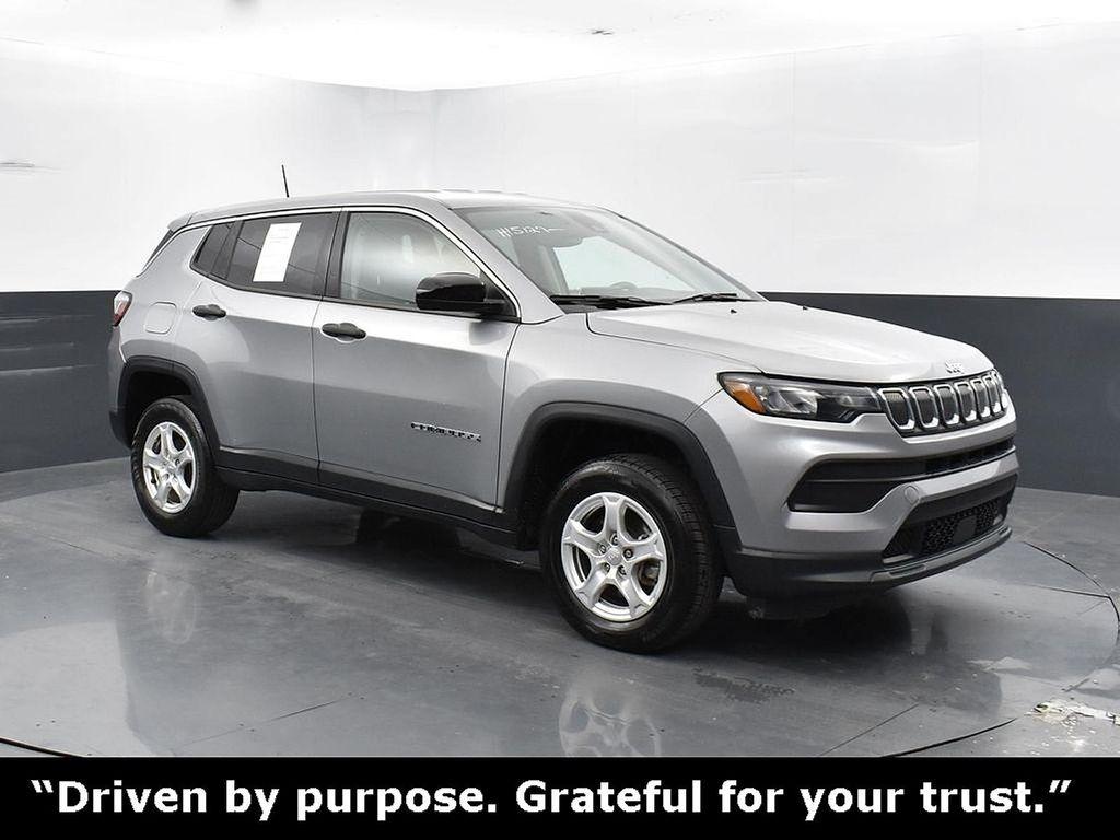 used 2022 Jeep Compass car, priced at $17,116