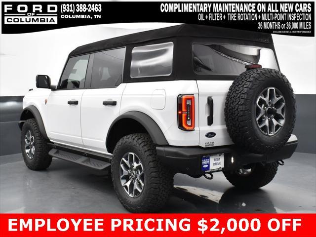 new 2025 Ford Bronco car, priced at $58,500