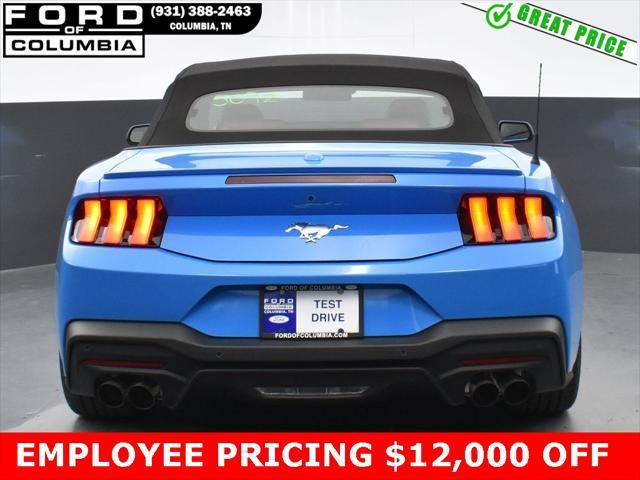 new 2024 Ford Mustang car, priced at $37,120