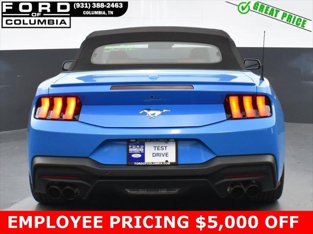 new 2024 Ford Mustang car, priced at $44,120