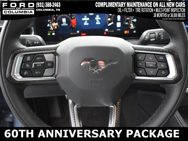 new 2025 Ford Mustang car, priced at $58,465