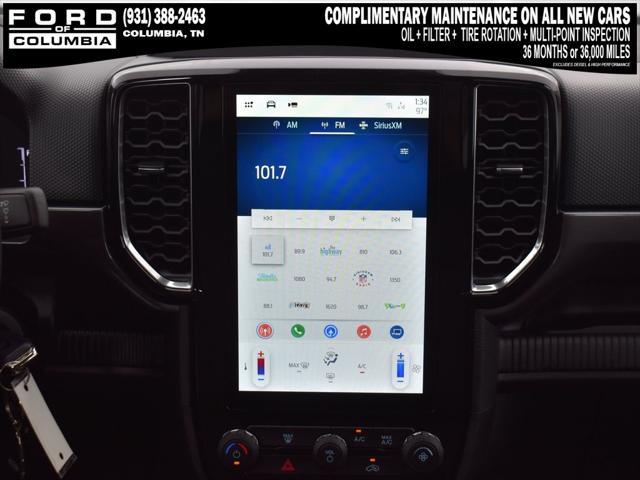 new 2025 Ford Ranger car, priced at $38,423