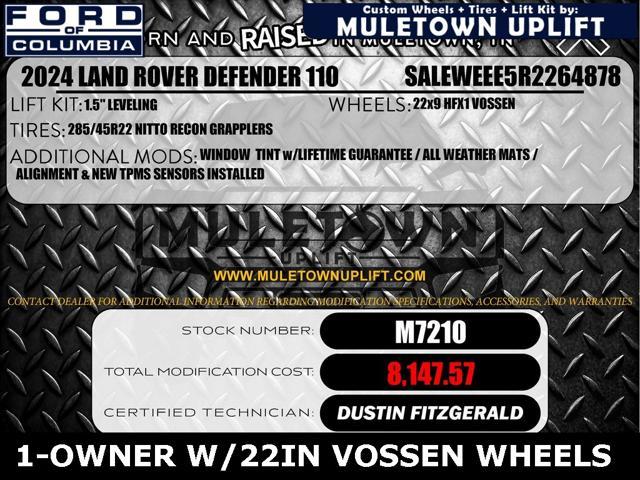 used 2024 Land Rover Defender car, priced at $111,087