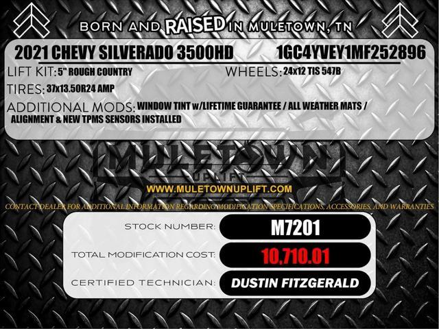 used 2021 Chevrolet Silverado 3500 car, priced at $64,211