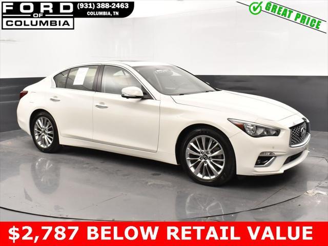 used 2021 INFINITI Q50 car, priced at $24,910