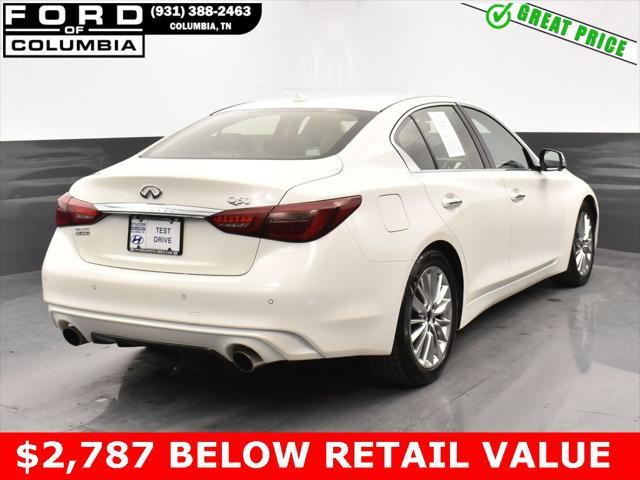 used 2021 INFINITI Q50 car, priced at $24,910