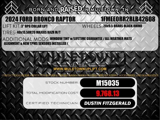 used 2024 Ford Bronco car, priced at $89,762