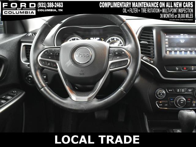 used 2021 Jeep Cherokee car, priced at $21,658