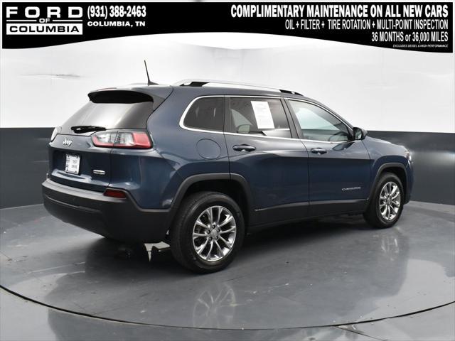 used 2021 Jeep Cherokee car, priced at $21,658