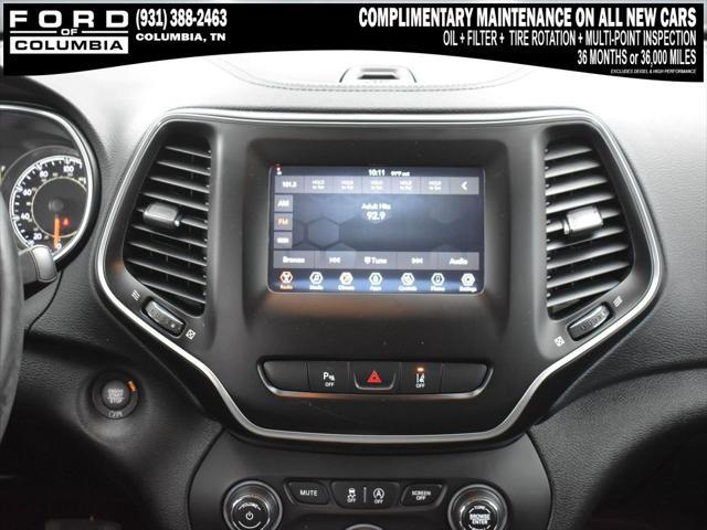 used 2021 Jeep Cherokee car, priced at $21,658