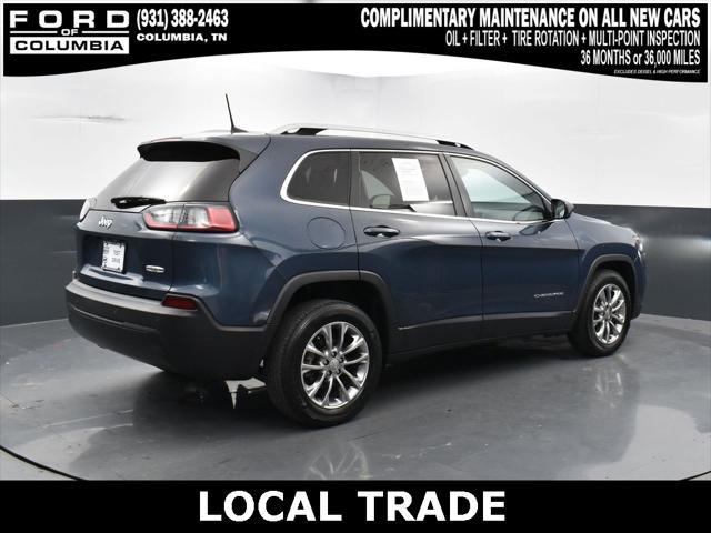used 2021 Jeep Cherokee car, priced at $21,658