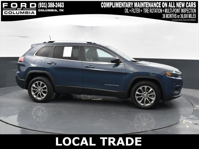 used 2021 Jeep Cherokee car, priced at $21,658