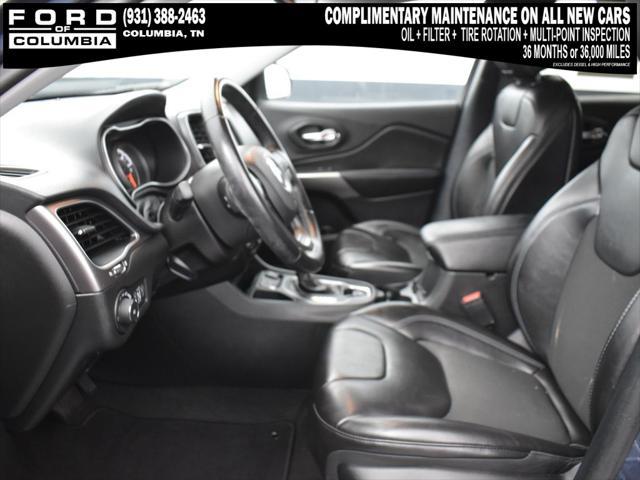 used 2021 Jeep Cherokee car, priced at $21,658
