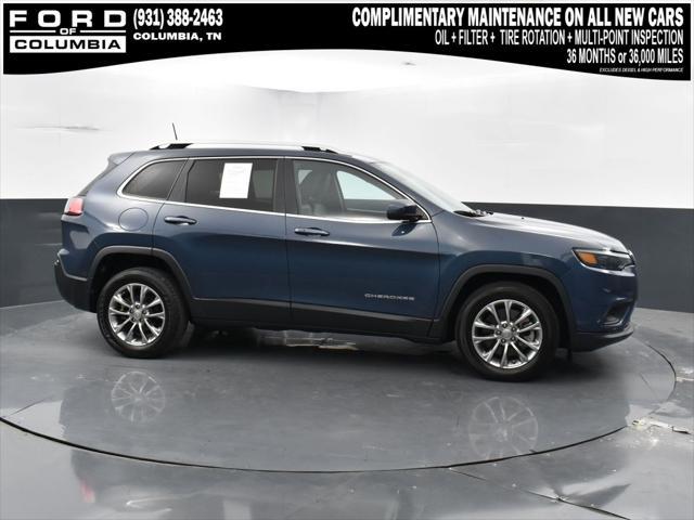 used 2021 Jeep Cherokee car, priced at $21,658
